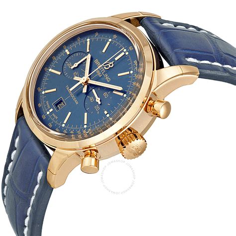 breitling transocean chronograph 38 blue dial|Breitling Transocean chronograph for sale.